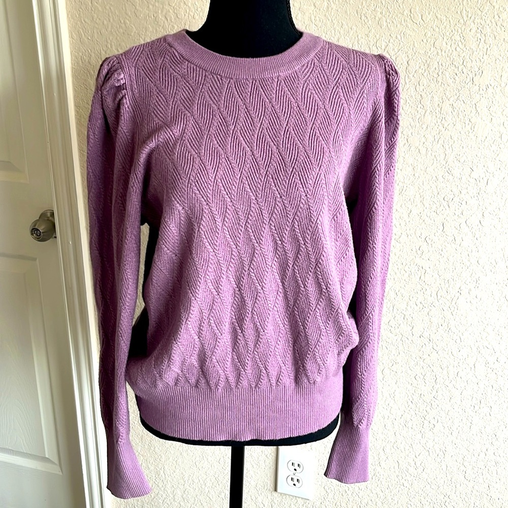 New with tags soft purple sweater.